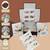 Makeup storage box travelling vanity cosmetic toiletry bag necklace wardrobe organizer jewellery pouch for women brown