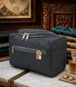 Toiletry organizer bag dopp kit washbag for men cosmetics pouch for women- travelling storage pouches grey