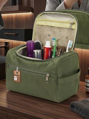 Toiletry organizer bag dopp kit washbag for men cosmetics pouch for women- travelling storage pouches mehndi 1