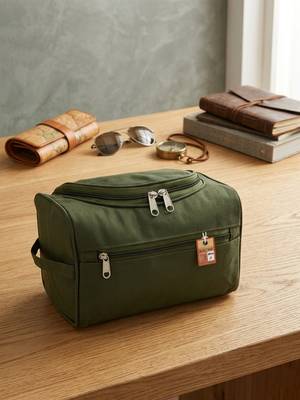 Toiletry organizer bag dopp kit washbag for men cosmetics pouch for women- travelling storage pouches mehndi 3
