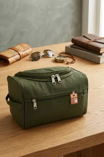 Toiletry organizer bag dopp kit washbag for men cosmetics pouch for women- travelling storage pouches mehndi