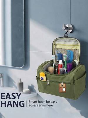 Toiletry organizer bag dopp kit washbag for men cosmetics pouch for women- travelling storage pouches mehndi 4