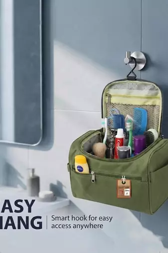 Toiletry organizer bag dopp kit washbag for men cosmetics pouch for women- travelling storage pouches mehndi