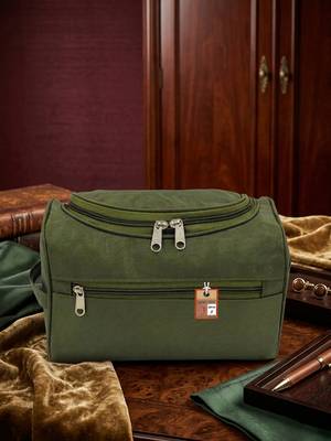 Toiletry organizer bag dopp kit washbag for men cosmetics pouch for women- travelling storage pouches mehndi 5