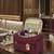 Toiletry organizer bag dopp kit washbag for men cosmetics pouch for women- travelling storage pouches maroon