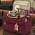Toiletry organizer bag dopp kit washbag for men cosmetics pouch for women- travelling storage pouches maroon