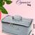 Makeup jewellery organizer locker box necklaces earring ring chains case cosmetic travel storage bag with 7 pouch (grey)