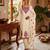 White cotton poly embroidered kurta set