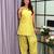 Lime cotton poly lace farshi salwar set