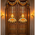 decorative diya gota ball hanging  wall hanging for main door decor (pack of 5)