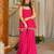 Rani-pink faux georgette printed palazzo set