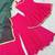 Rani-pink faux georgette printed palazzo set
