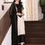 Off-white crepe embroidered kurta set