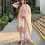 Cream chanderi embroidered farshi salwar set