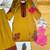 Olive cotton poly embroidered plazzo set