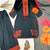 Black cotton poly embroidered plazzo set