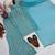 Aqua-blue georgette embroidered palazzo set