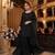 Black georgette embroidered palazzo set
