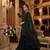 Black georgette embroidered palazzo set