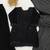 Black georgette embroidered palazzo set