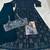 Dark-teal faux georgette embroidered palazzo set