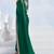 Green georgette designer border saree with unstitch blouse