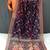 purple color kalamkari prints contrast pallu cotton blend saree