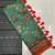 sea green color kalamkari prints contrast pallu cotton blend saree