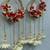 handmade fabric flower ring door hanging decorative hanging decor (pack of 2)