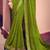 Women's green georgette leheriya print saree with blouse