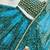 Teal Printed Embroidery Work Georgette Navratri Lehenga choli set