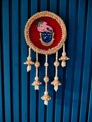 shrinath ji decorative ring door hanging handmade wall hanging home decor (pack of 2) 1