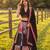 Captivating black printed Frensh Crepe Indian festival Navratri Special Chaniya choli