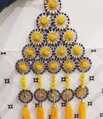 handmade gota bangle pompom door hanging decorative home decor (pack of 2)