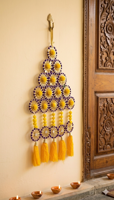 handmade gota bangle pompom door hanging decorative home decor (pack of 2) 3