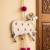 handcrafted pompom beads cow hanging door and home decorative hanging (pack of 6)
