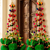 handmade beads pompom parrot latkans hangings home decorative hanging (pack of 4)