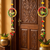 traditional decorative handmade multicolour moti chudi parrot hanging for home decor (pack of 2)
