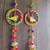 traditional decorative handmade multicolour moti chudi parrot hanging for home decor (pack of 2)