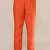 Orange chanderi embroidered kurta set
