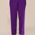 Violet viscose embroidered kurta set