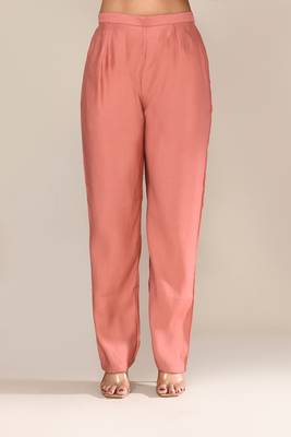 Peach cotton festive wear kurta set 4