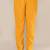 Yellow viscose party wear kurta set