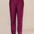 Purple cotton festive wear kurta set