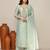 Pastel shimmer festive kurta set