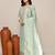 Pastel shimmer festive kurta set