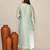 Pastel shimmer festive kurta set