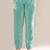 Sea green satin party wear kurta set