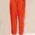 Orange satin embroidered kurta set