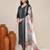 Blue cotton embroidered kurta set